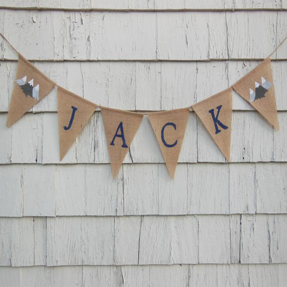 Baby Nursery Garland - Mountain Nursery Decorations, Custom Personalized Name