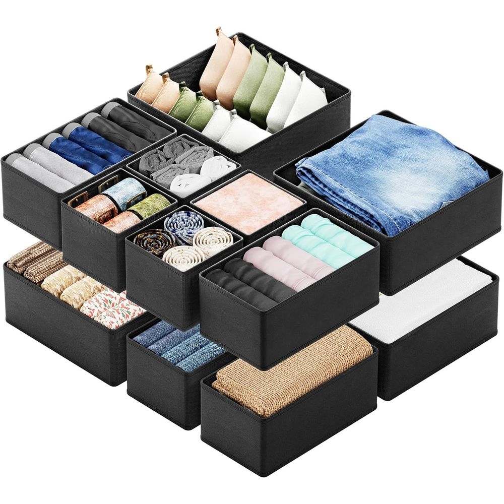 Baby Nursery Drawers - 12 Pack Drawer Organizer Bins for