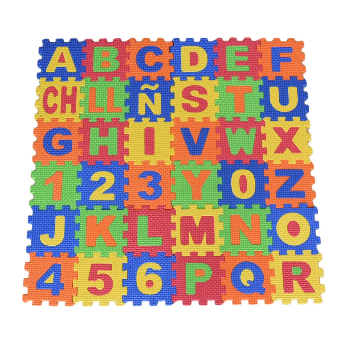 Baby Nursery Cushion - Play Mats 36pcs 9cm Number Alphabet