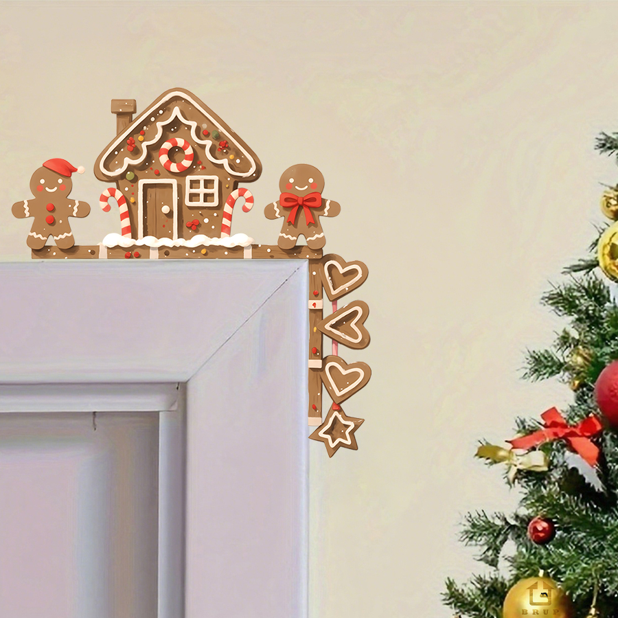 Baby Nursery Wall Decor - Gingerbread House & Man Christmas Wall