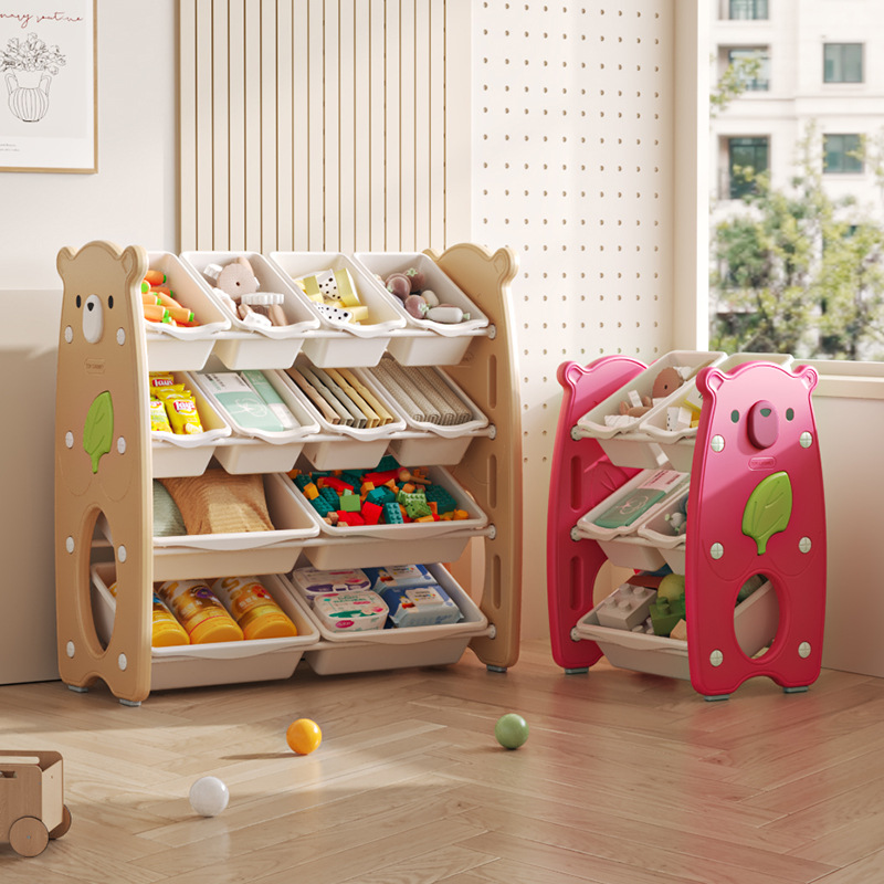 Baby Nursery Shelves - Children Toys Storage Cabinet Household Large