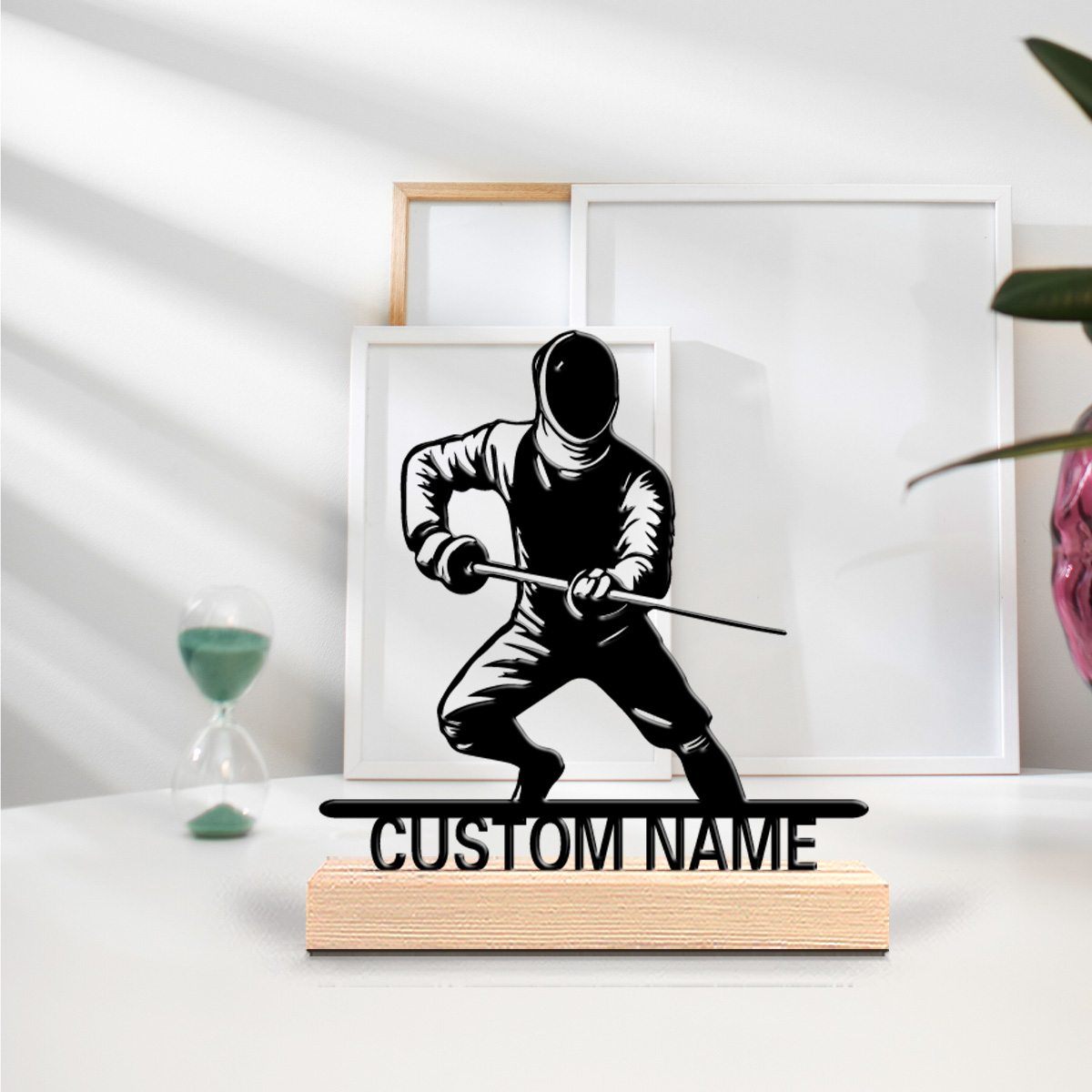 Baby Nursery Accent Wall - 1pc Fun Personalized Custom Fencing Metal