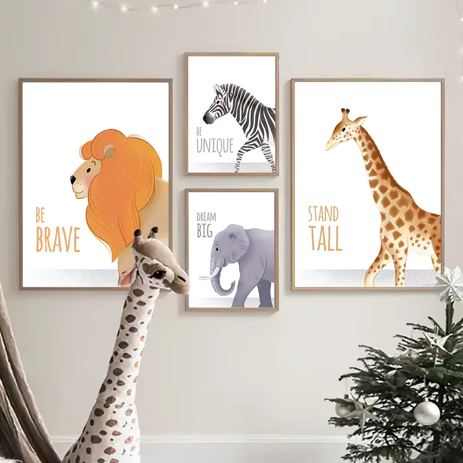 Baby Nursery Elephant - Inspirational quotes Nursery Wall Art Mural