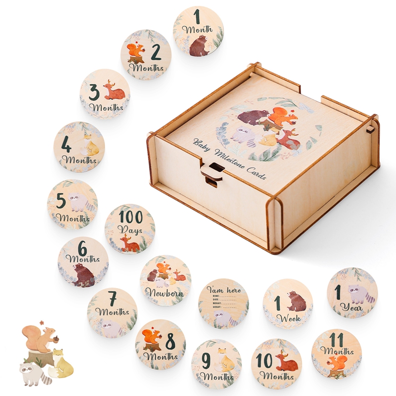 Newborn Baby Growth Milestones - Milestone Card Set ulasan dan harga