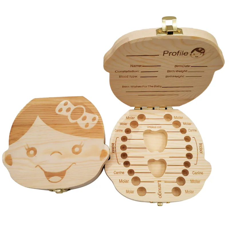 Baby Tooth Box Spanish/Dutch/F - Baby Keepsake Box ulasan dan harga