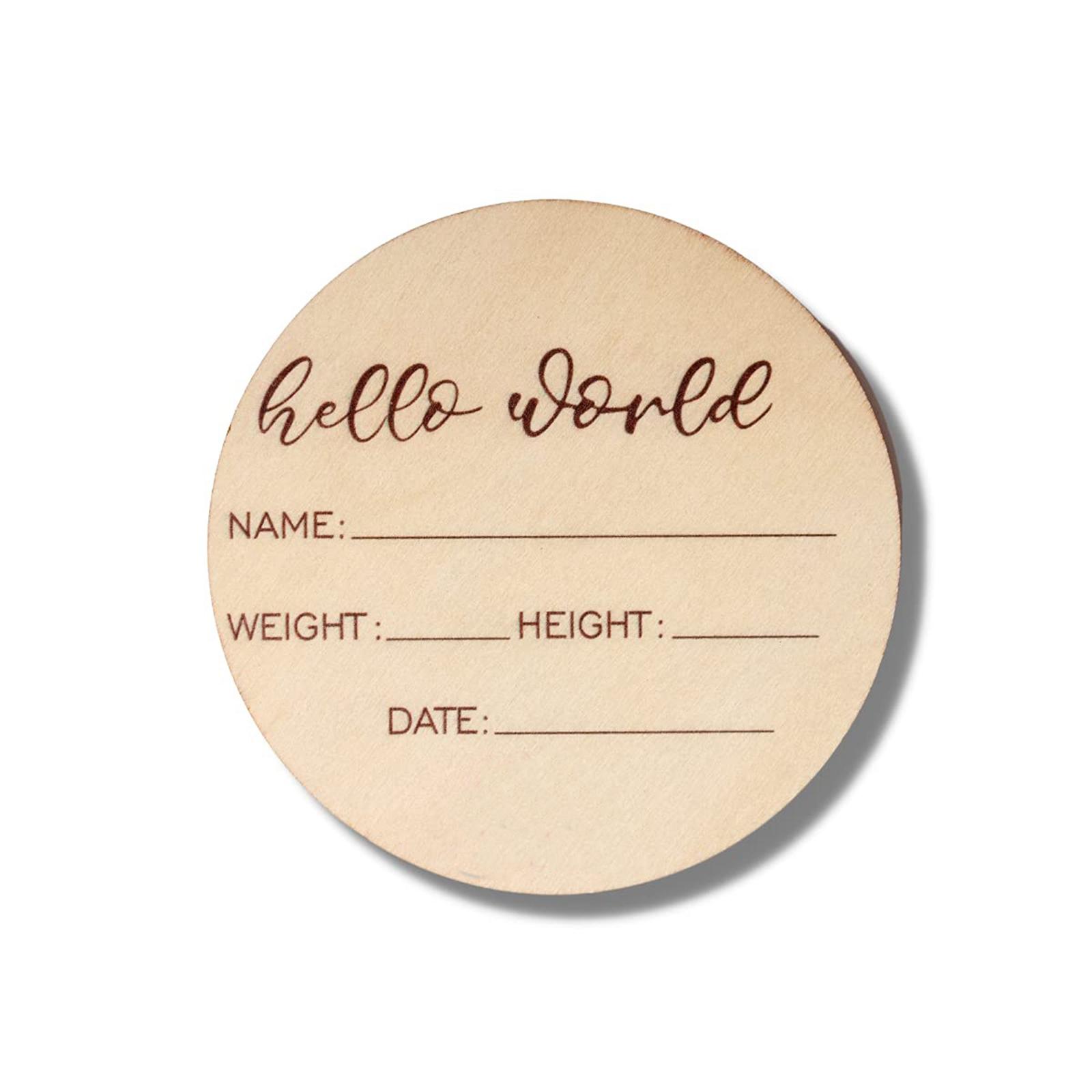 Set of 18 Wooden Baby Mileston - Milestone Card Set ulasan dan harga
