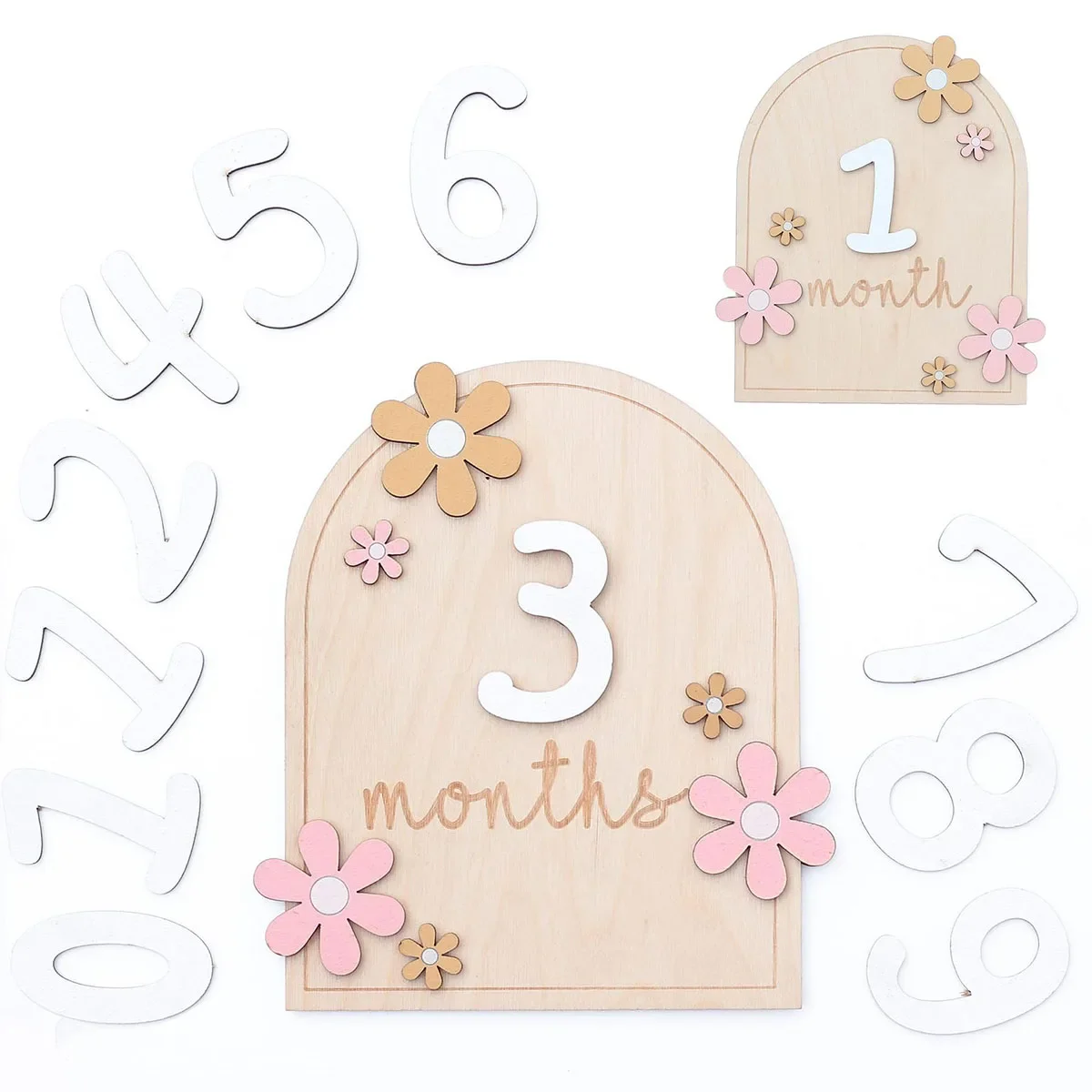 Wooden Baby Monthly Milestone  - Milestone Card Set ulasan dan harga