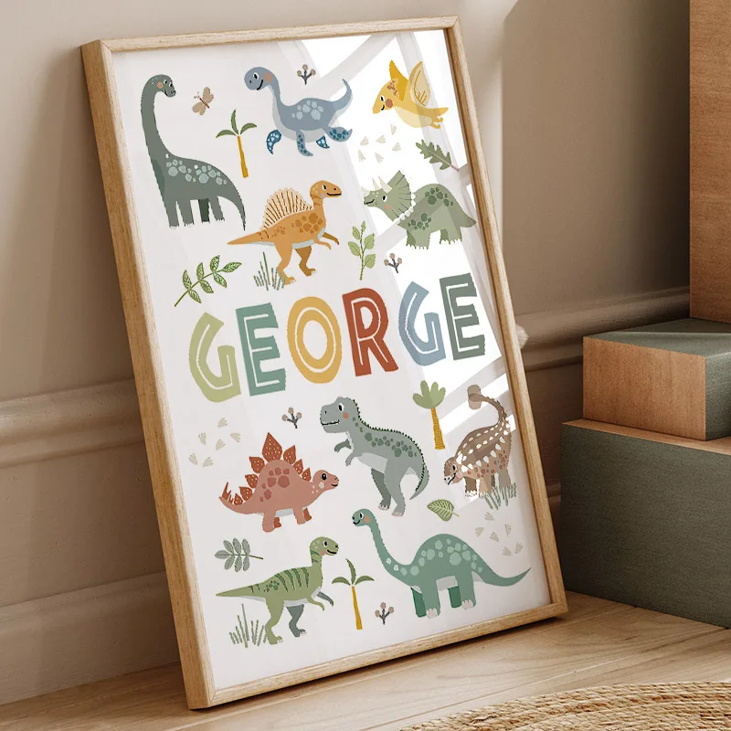 Cute Dinosaur T-Rex Brachiosau - Baby Nursery Wall Decor ulasan dan harga