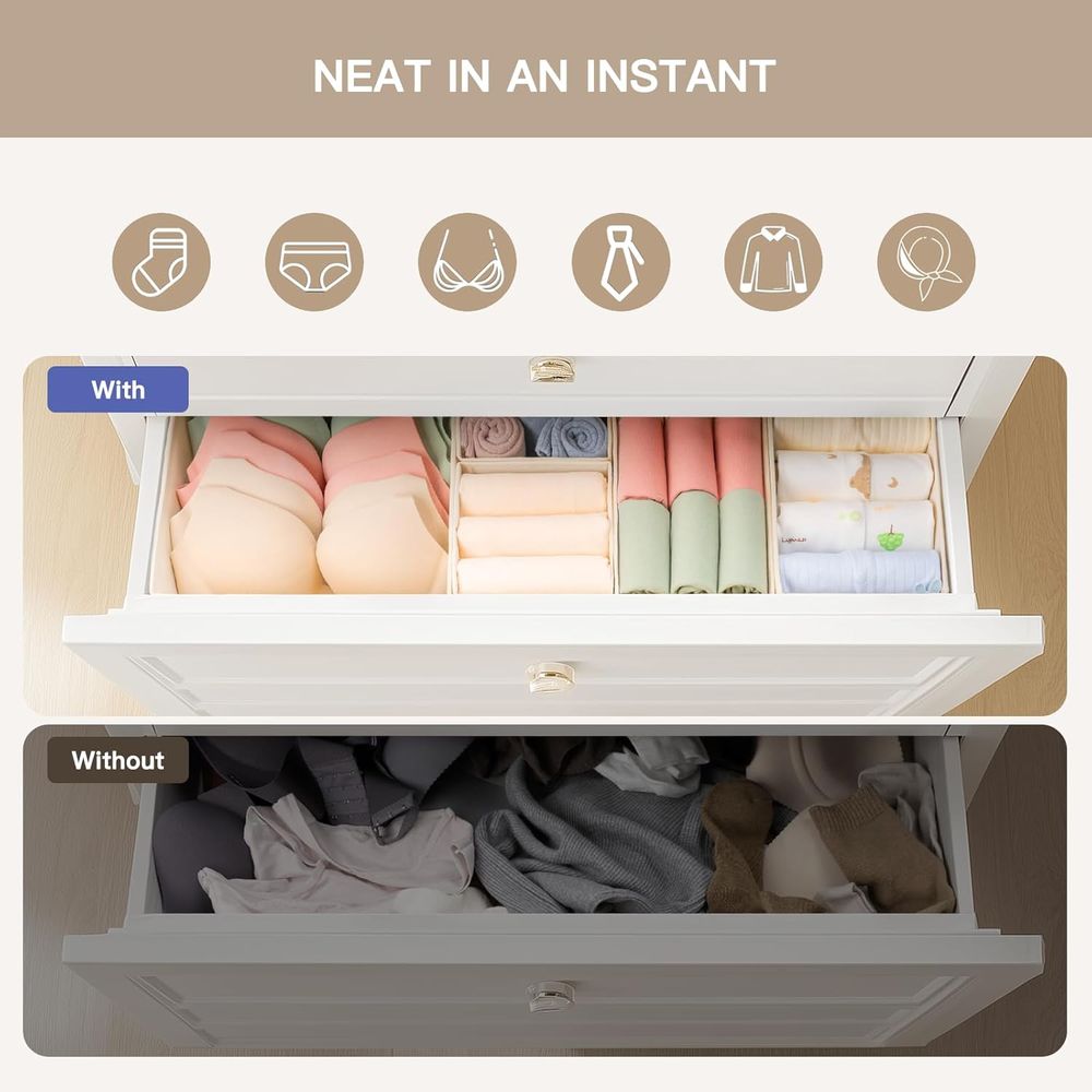 10 Pack Drawer Organizer for B - Baby Nursery Drawers ulasan dan harga