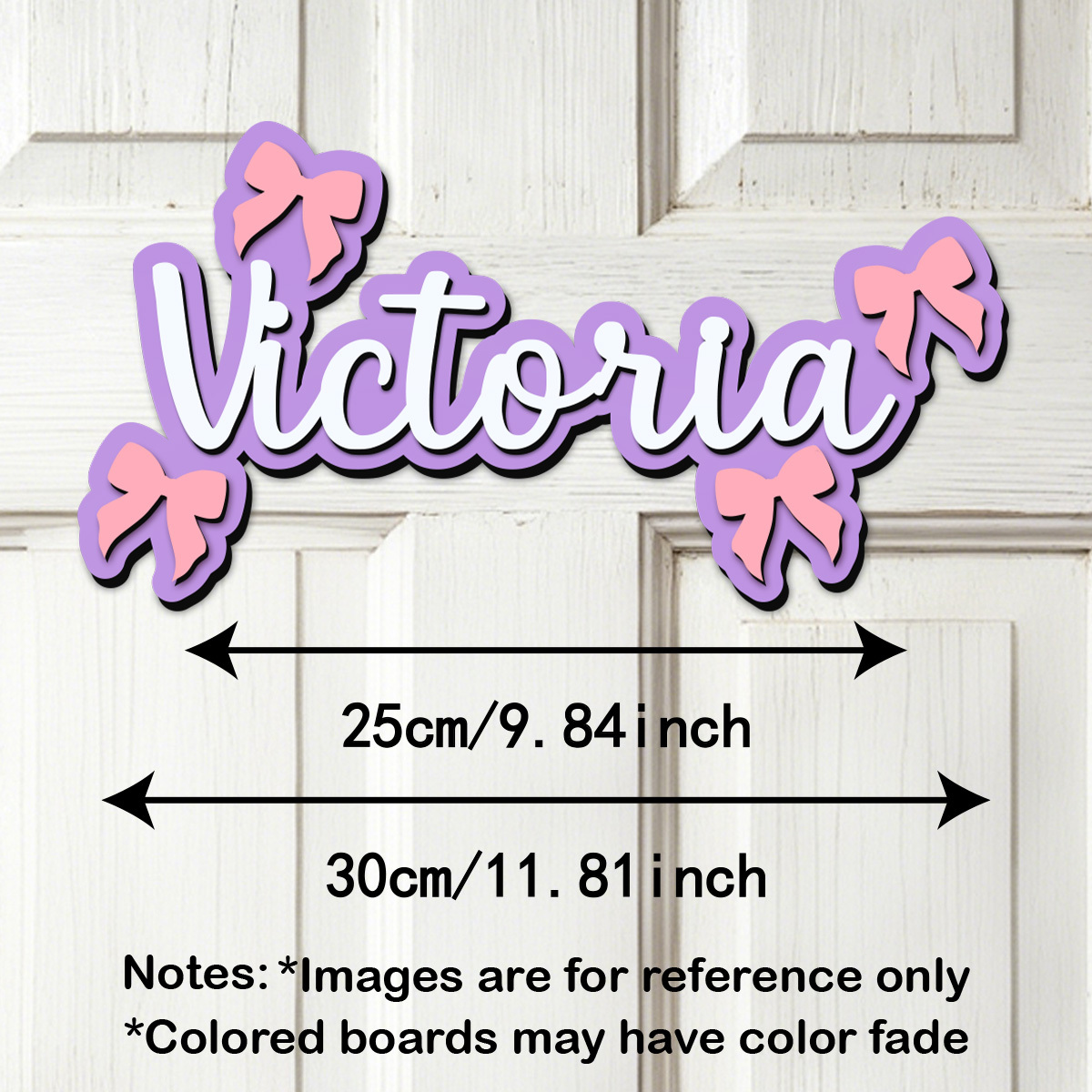 Personalized Bow Accent Wooden - Baby Nursery Accent Wall ulasan dan harga
