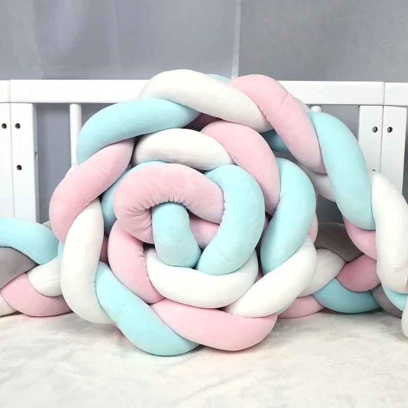 1M/2M/3.6M Baby Crib Protector - Baby Nursery Cushion ulasan dan harga