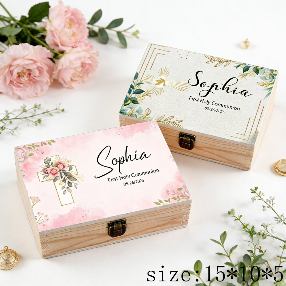 Personalized Baby First Holy C - Baby Keepsake Box ulasan dan harga