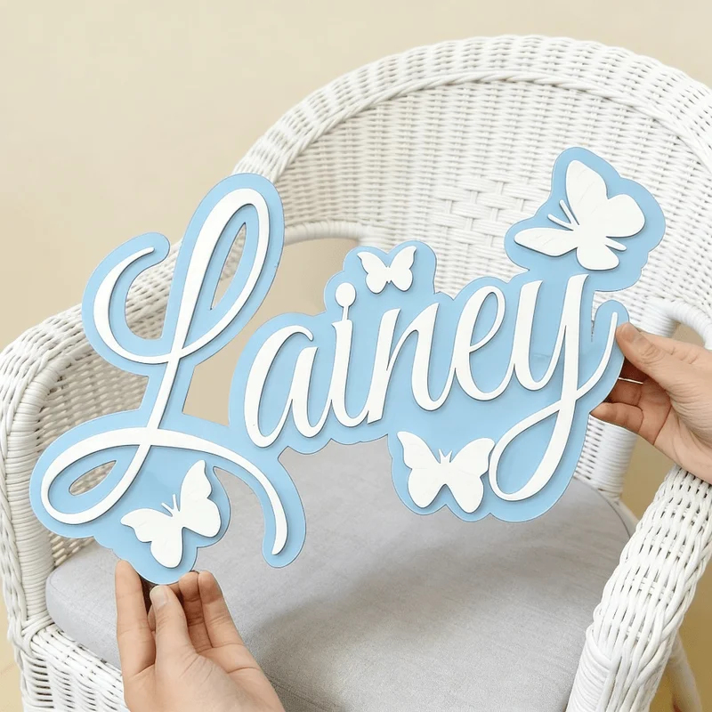 Personalized Baby Name Plaque, - Baby Nursery Wall Decor ulasan dan harga