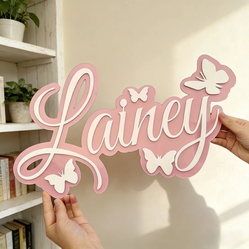 Personalized Baby Name Plaque, - Baby Nursery Wall Decor ulasan dan harga