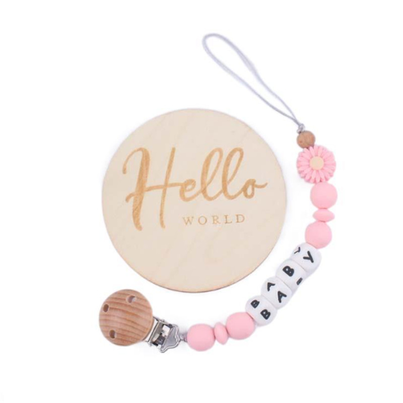 2pcs/set Personalized Name Sun - Milestone Card Set ulasan dan harga