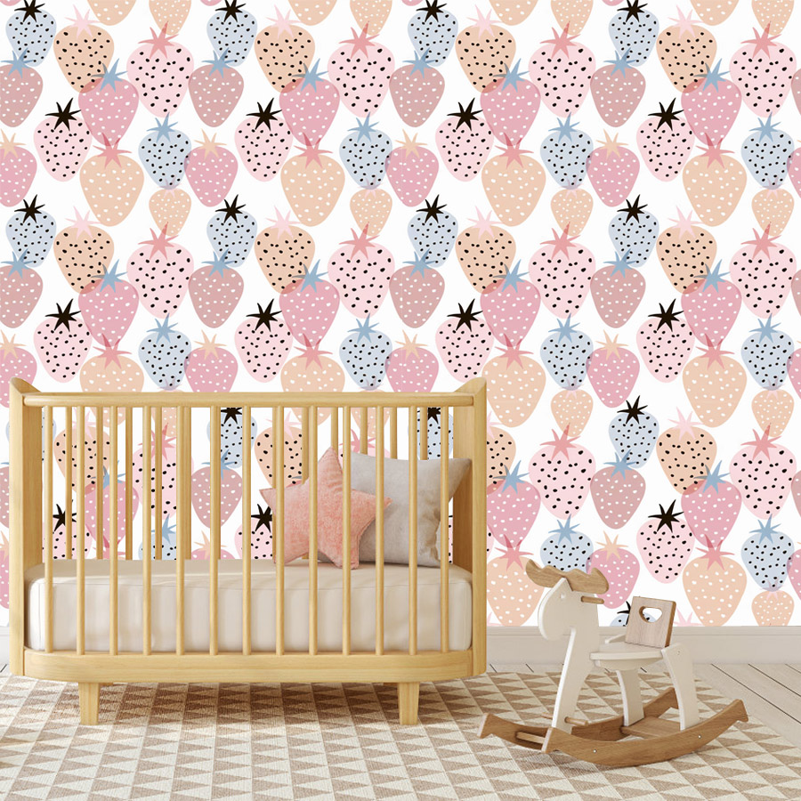 12+ Cute Nursery Strawberry Pa - Baby Nursery Water ulasan dan harga