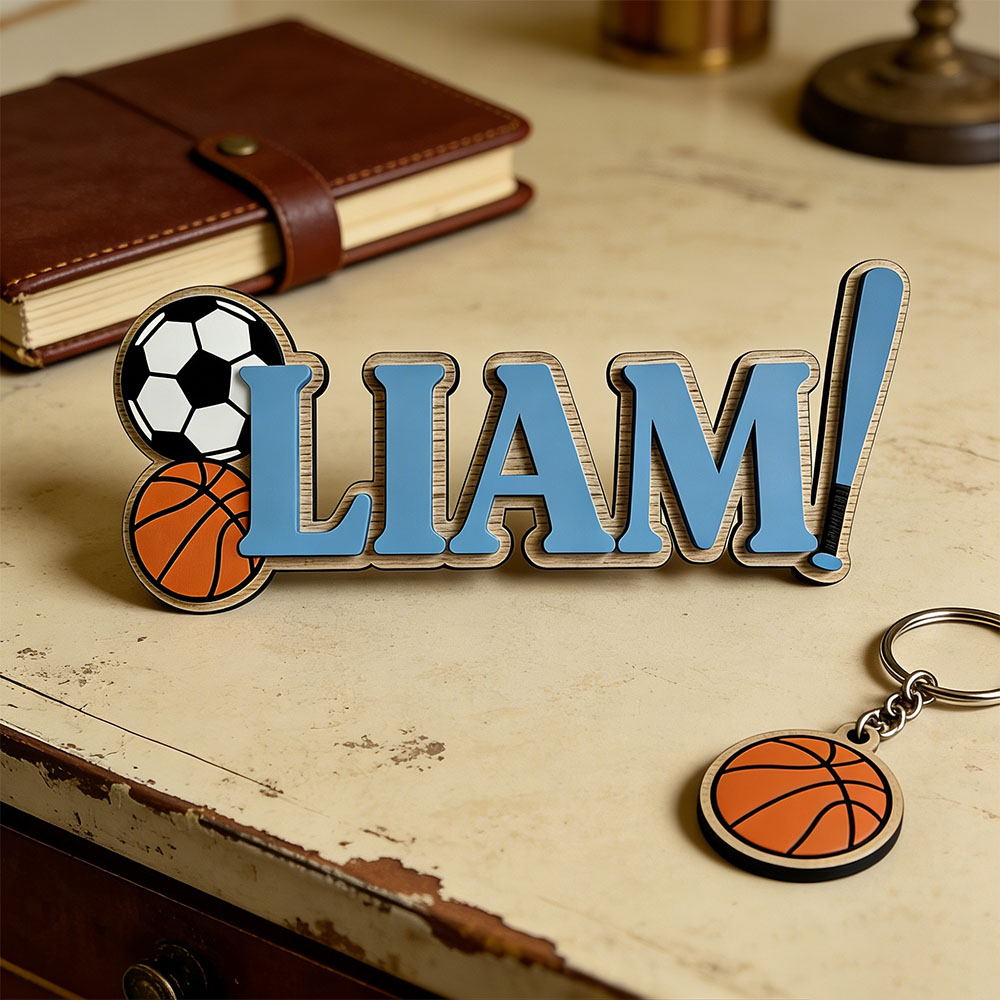 Custom Soccer Basketball Baseb - Baby Nursery Themes Boy ulasan dan harga