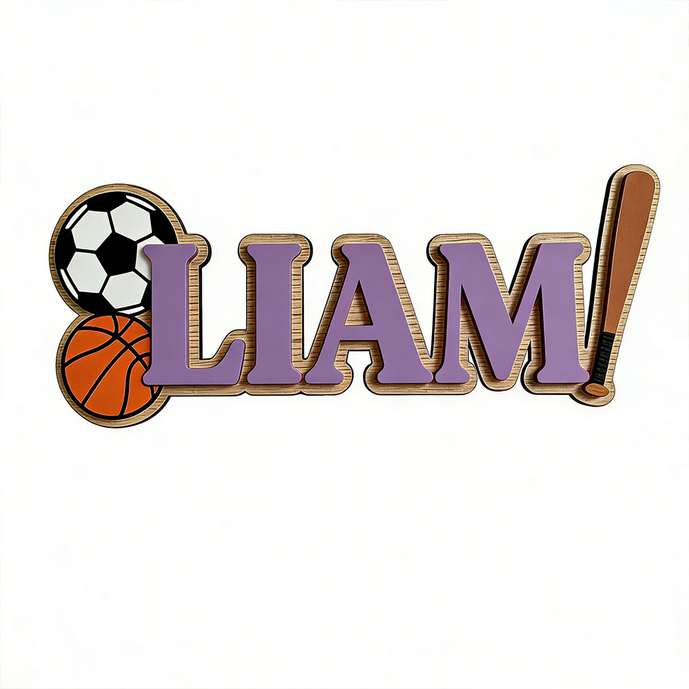 Custom Soccer Basketball Baseb - Baby Nursery Themes Boy ulasan dan harga