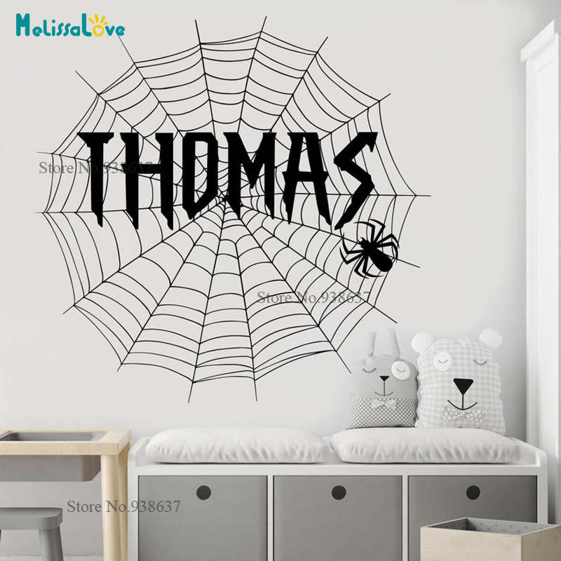 Spider Theme Stickers Personal - Baby Nursery Themes Boy ulasan dan harga