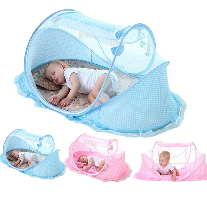 Baby Bed Mosquito Net Crib Fol - Baby Nursery Cushion ulasan dan harga