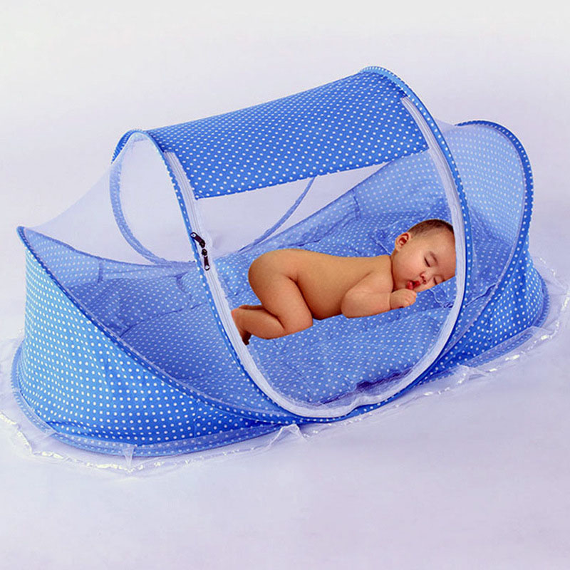 Baby Bed Mosquito Net Crib Fol - Baby Nursery Cushion ulasan dan harga