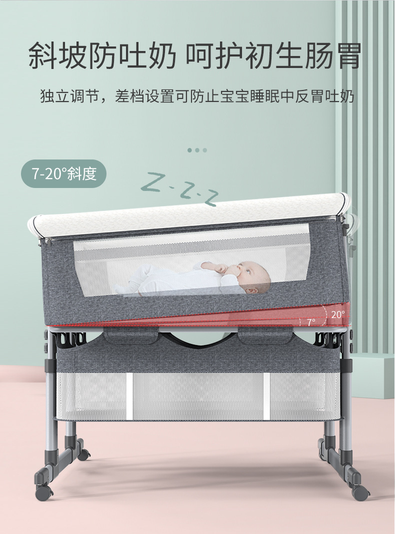Portable Twin Baby Crib Remova - Baby Nursery With Queen Bed ulasan dan harga