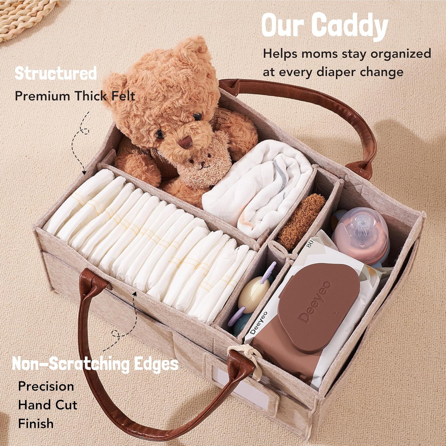 Baby Felt Storage Nursery Orga - Baby Nursery Shelves ulasan dan harga