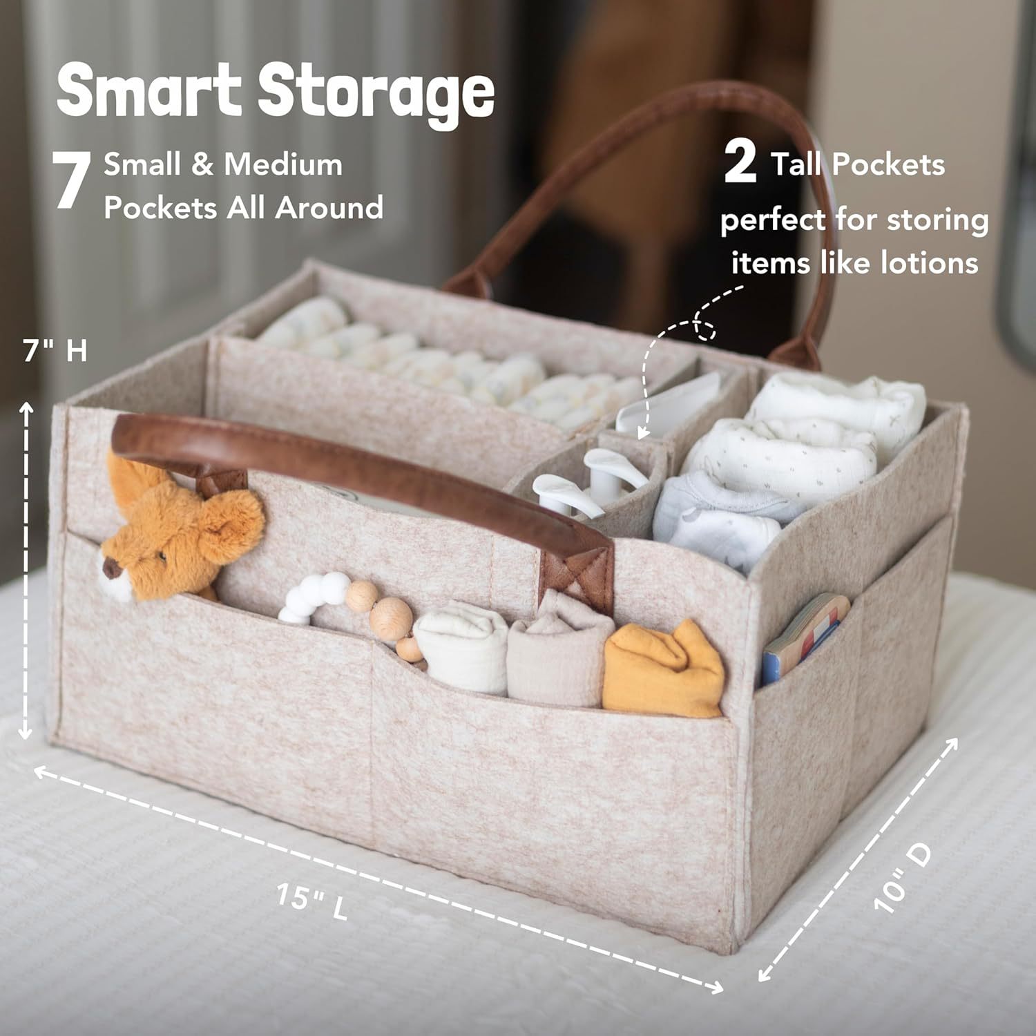 Baby Felt Storage Nursery Orga - Baby Nursery Shelves ulasan dan harga