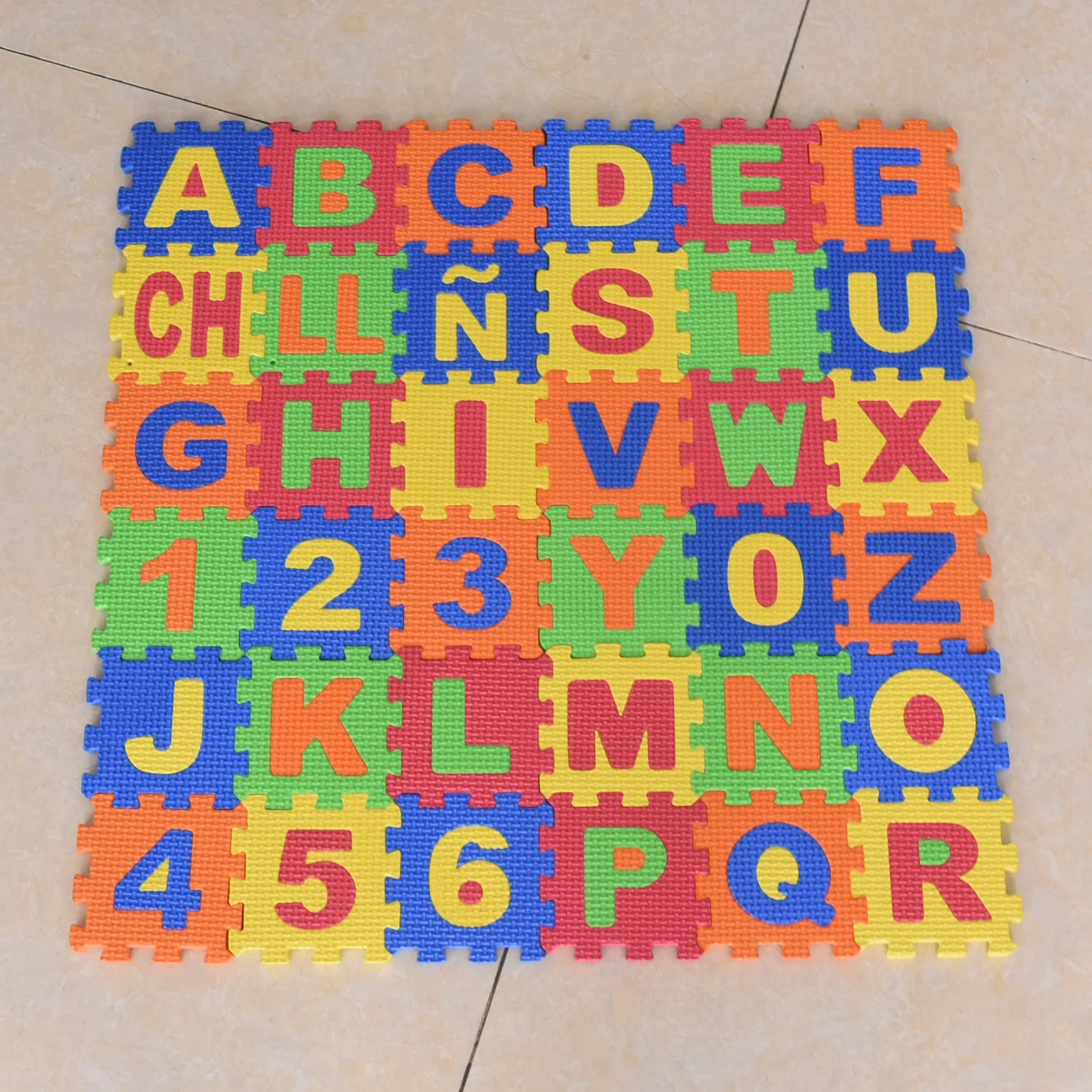 Play Mats 36pcs 9cm Number Alp - Baby Nursery Cushion ulasan dan harga