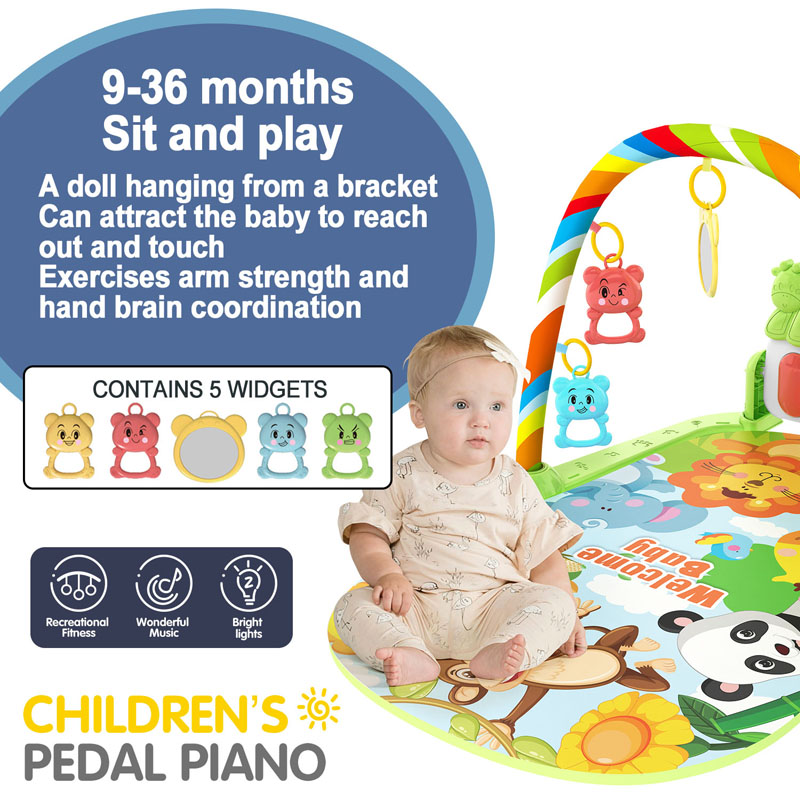 Baby Music Activity Gym Rug Pl - Baby Nursery Shelves ulasan dan harga
