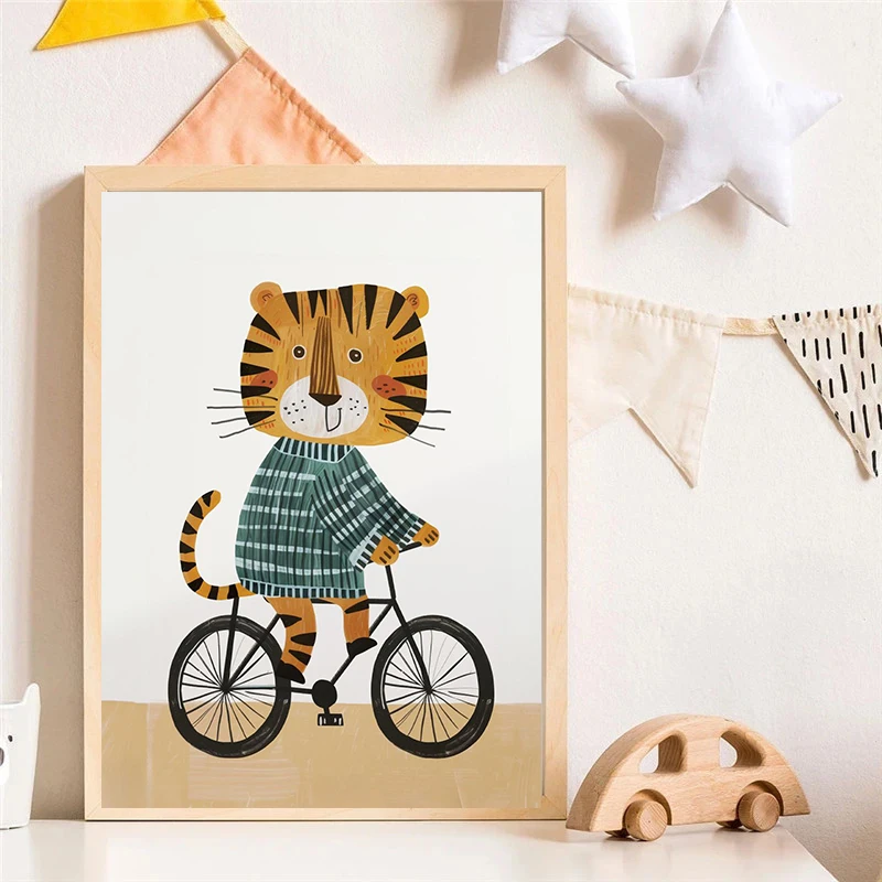 Dog Airplane Lion in Car Anima - Baby Nursery Wall Art ulasan dan harga