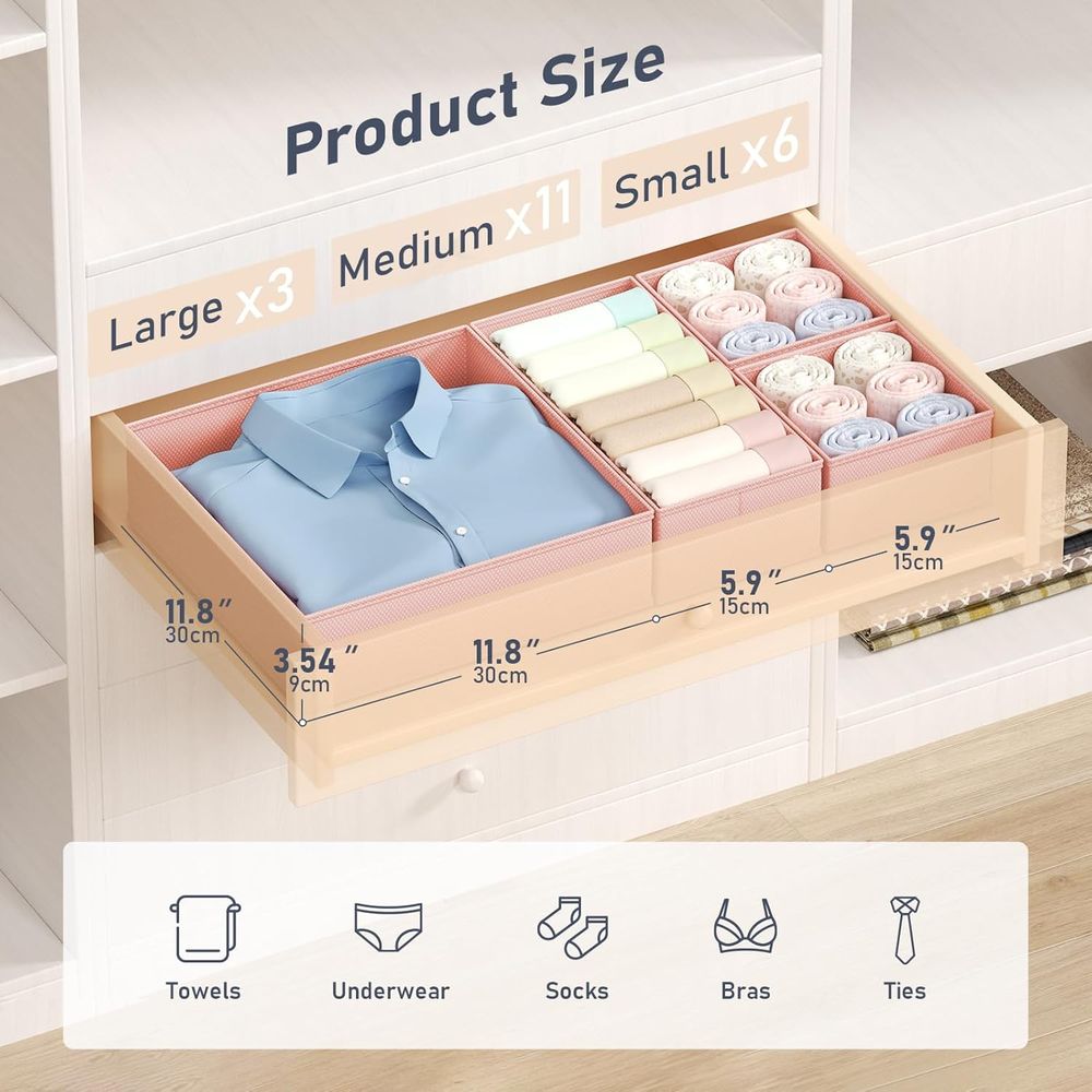 Organizer Clothes 20 Pack - Co - Baby Nursery Drawers ulasan dan harga