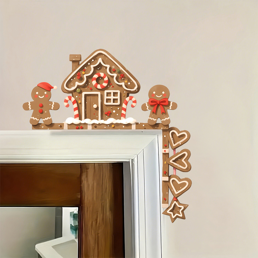 Gingerbread House & Man Christ - Baby Nursery Wall Decor ulasan dan harga