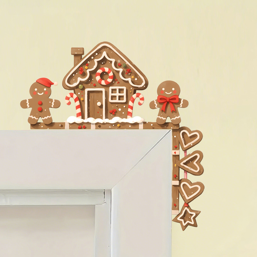 Gingerbread House & Man Christ - Baby Nursery Wall Decor ulasan dan harga