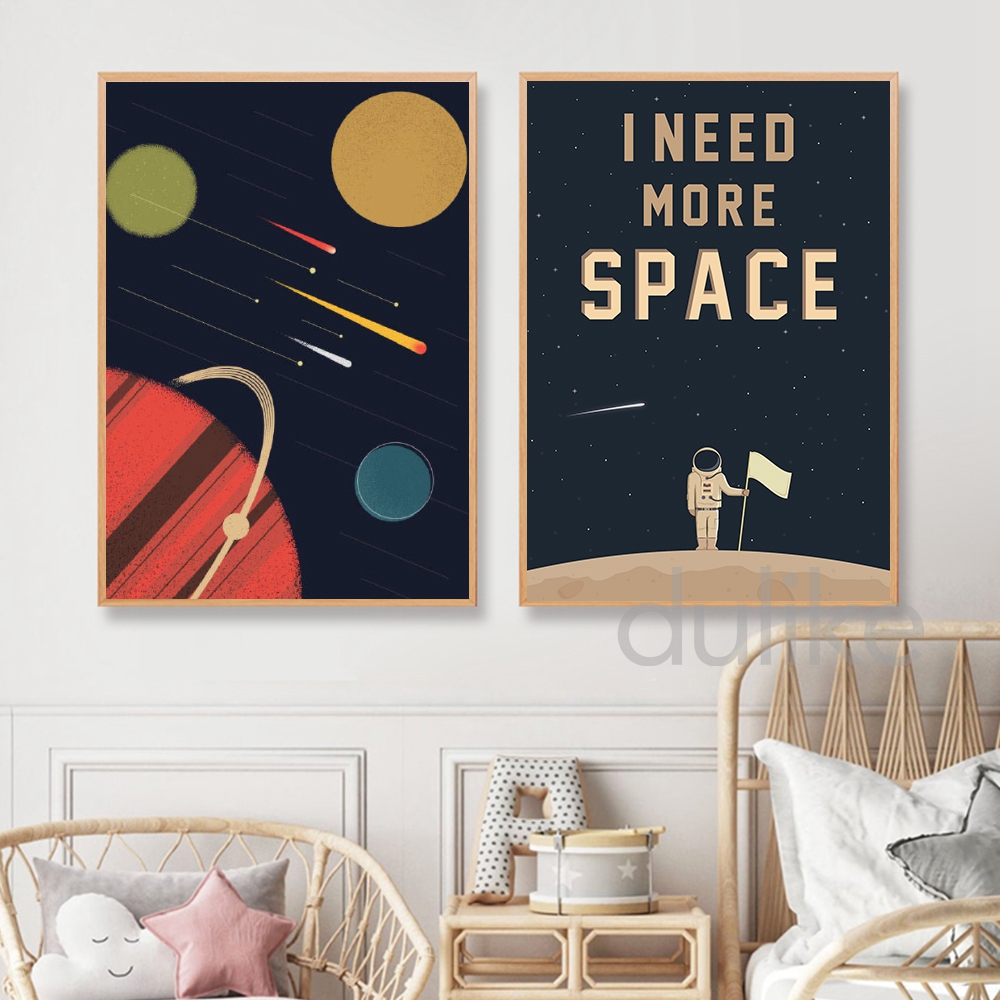 Space Themed Nursery Wall Art  - Baby Nursery Themes Boy ulasan dan harga