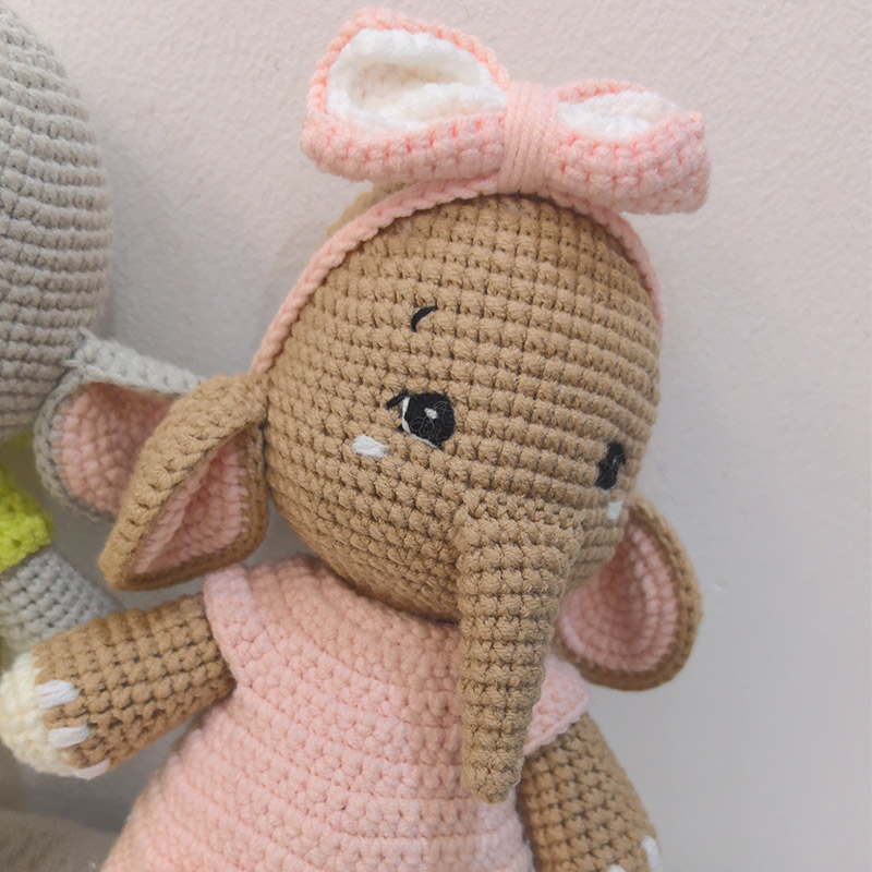 Handmade Crochet Elephant Coup - Baby Nursery Elephant ulasan dan harga