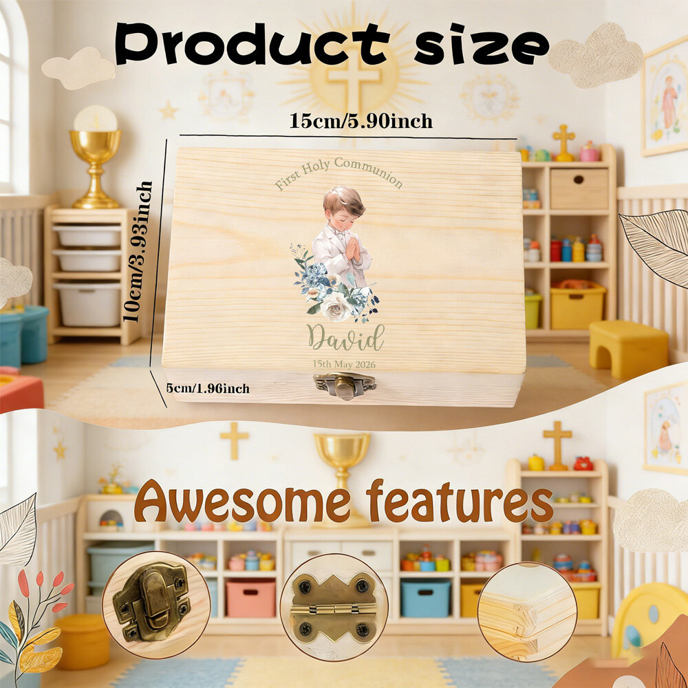 Personalized Baptism Keepsake  - Baby Keepsake Box ulasan dan harga