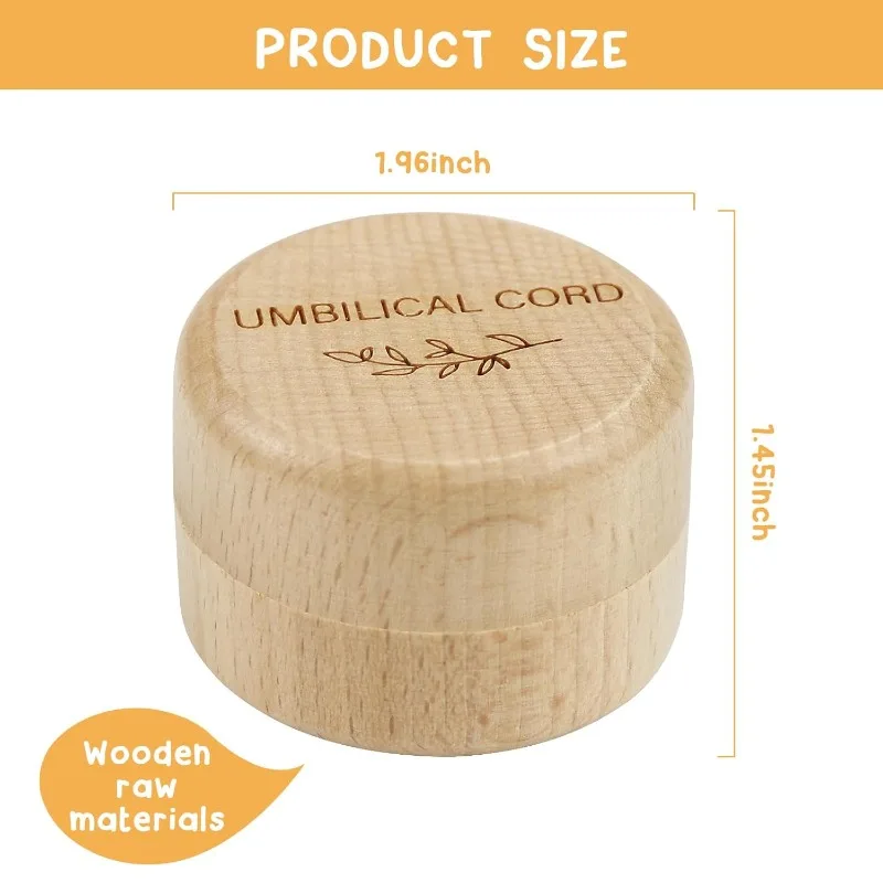 Wooden Baby Umbilical Cord Box - Baby Keepsake Box ulasan dan harga