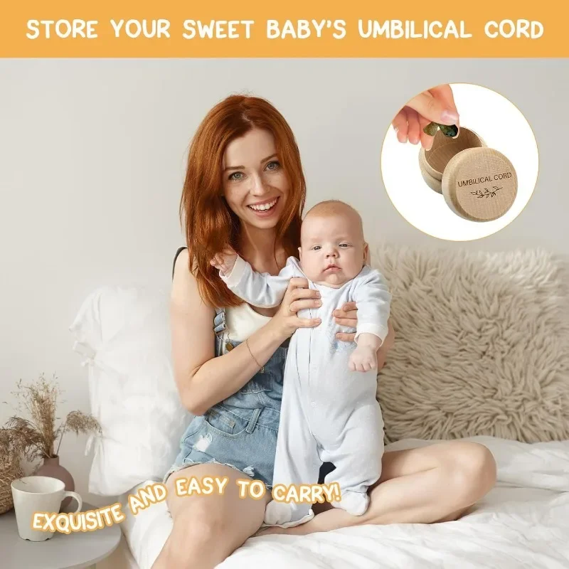 Wooden Baby Umbilical Cord Box - Baby Keepsake Box ulasan dan harga