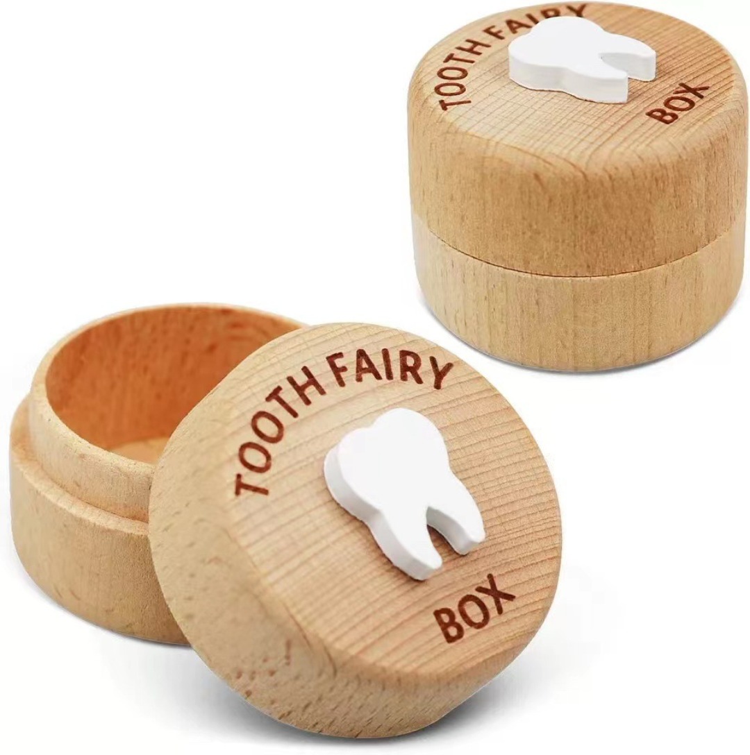 1pcs Wooden Baby Tooth Keepsak - Baby Keepsake Box ulasan dan harga