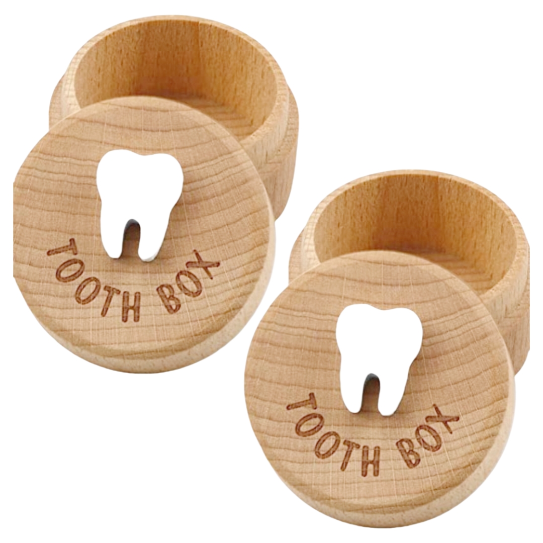 1pcs Wooden Baby Tooth Keepsak - Baby Keepsake Box ulasan dan harga