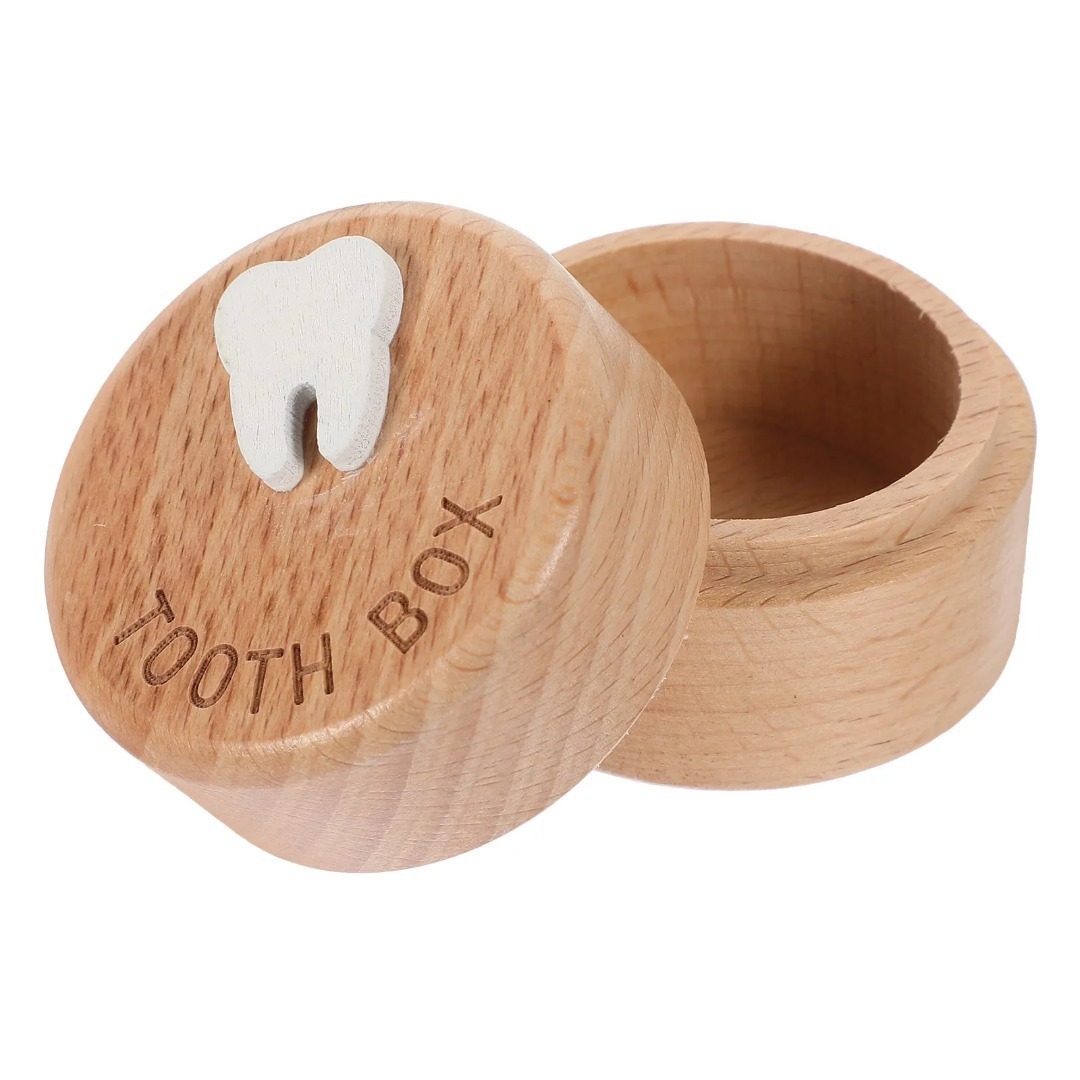 1pcs Wooden Baby Tooth Keepsak - Baby Keepsake Box ulasan dan harga