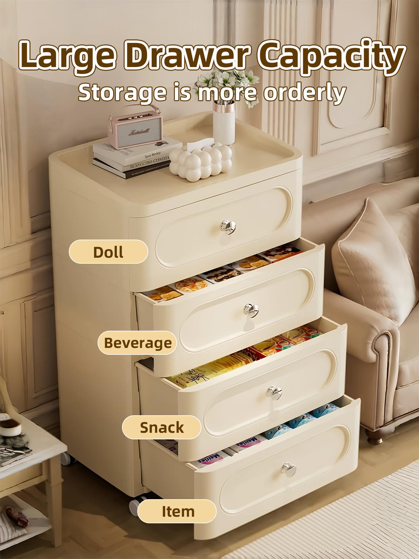 4-Drawer Rectangle Rolling Sto - Baby Nursery Drawers ulasan dan harga