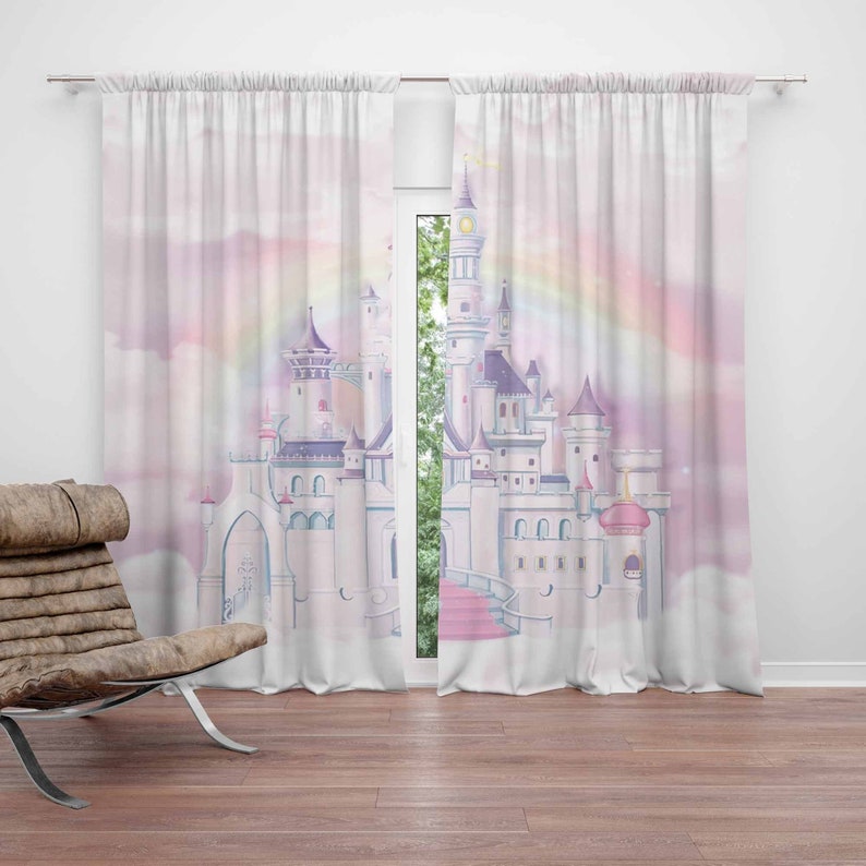 Princess Castle Nursery Curtai - Baby Nursery Curtains ulasan dan harga