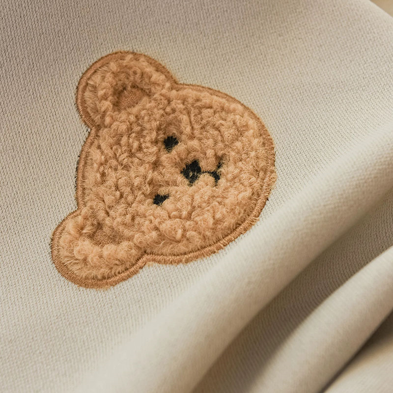 Korean Cartoon Brown Plush Bea - Baby Nursery Curtains ulasan dan harga