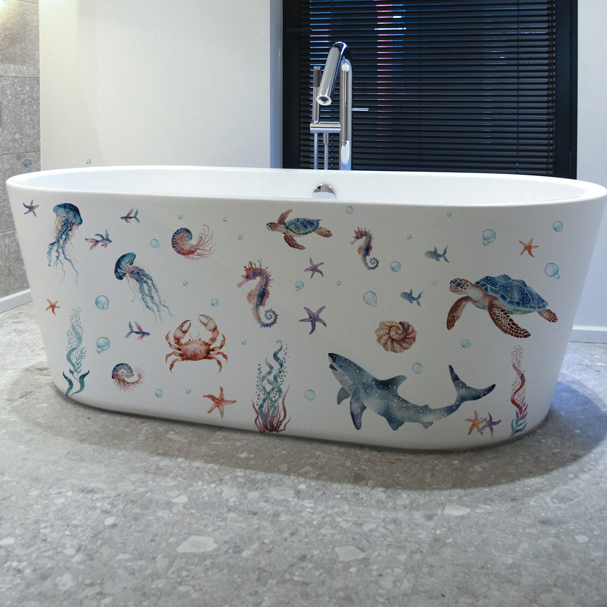 Under The Sea Marine Life Wall - Baby Nursery Under The Sea ulasan dan harga