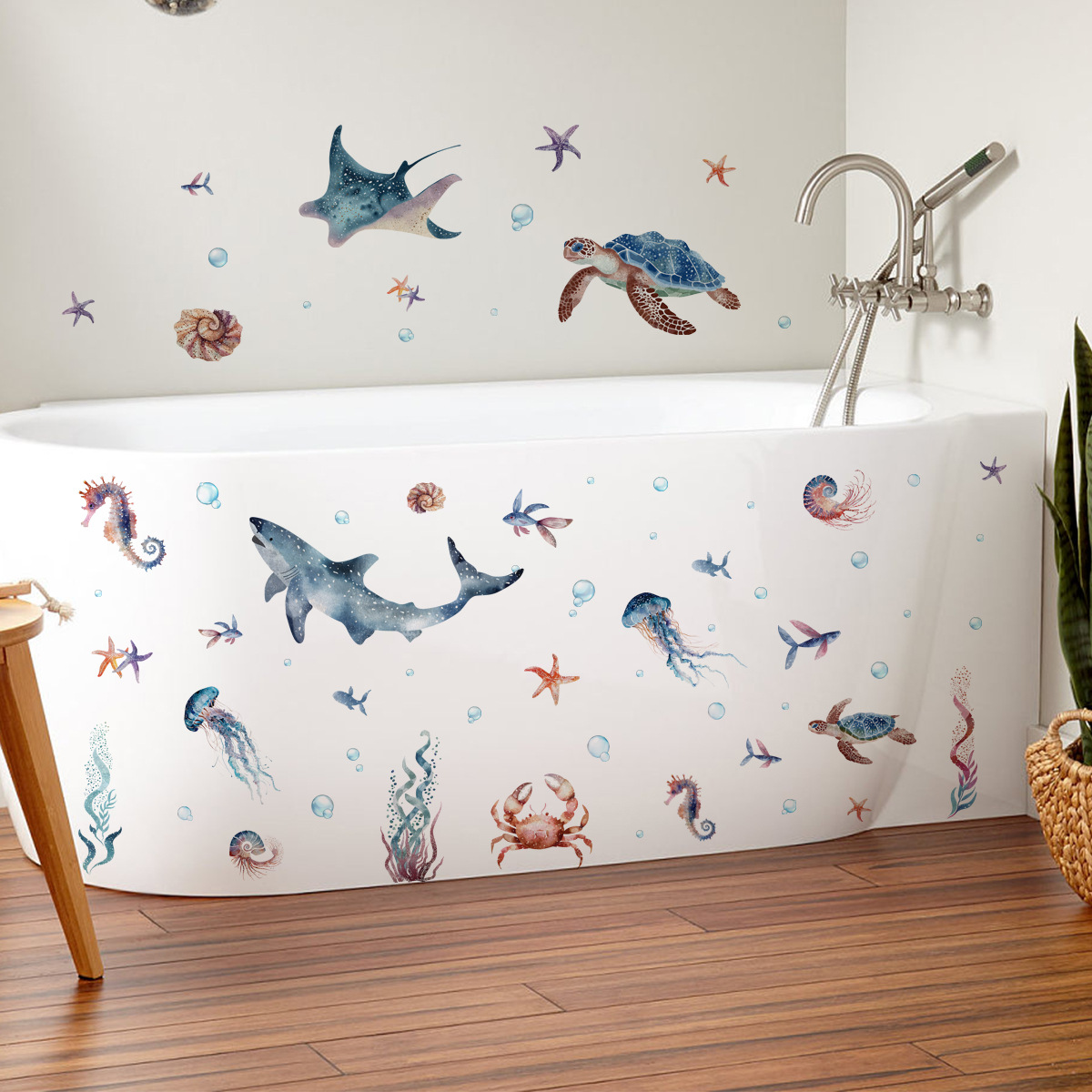 Under The Sea Marine Life Wall - Baby Nursery Under The Sea ulasan dan harga
