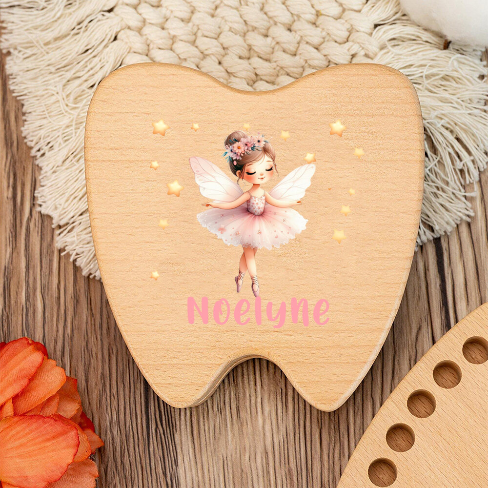 Personalized Tooth Fairy Woode - Baby Keepsake Box ulasan dan harga