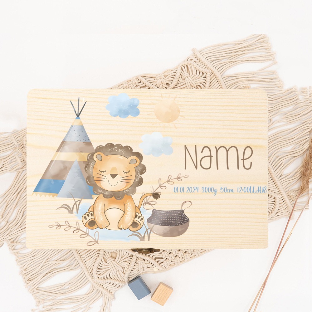 Personalized Baby Memory Box B - Baby Keepsake Box ulasan dan harga
