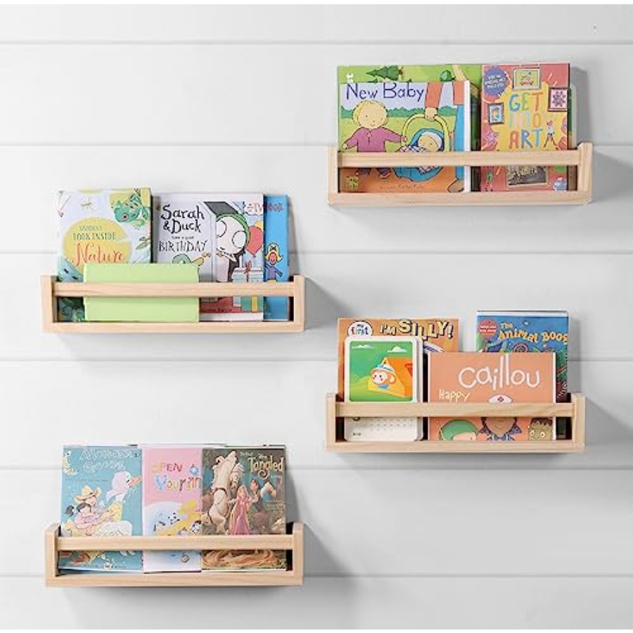 Nursery Room Shelves Set of 4, - Baby Nursery Shelves ulasan dan harga